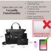 imageBaggallini 3in1 Convertible Backpack Handbag 15x12 Lightweight Travel Bag Crossbody Zippered Tote WRFID Phone WristletBlack Zebra