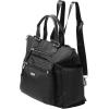 imageBaggallini 3in1 Convertible Backpack Handbag 15x12 Lightweight Travel Bag Crossbody Zippered Tote WRFID Phone WristletBlack Zebra