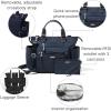 imageBaggallini 3in1 Convertible Backpack Handbag 15x12 Lightweight Travel Bag Crossbody Zippered Tote WRFID Phone WristletFrench Navy