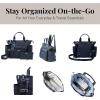 imageBaggallini 3in1 Convertible Backpack Handbag 15x12 Lightweight Travel Bag Crossbody Zippered Tote WRFID Phone WristletFrench Navy