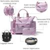 imageBaggallini 3in1 Convertible Backpack Handbag 15x12 Lightweight Travel Bag Crossbody Zippered Tote WRFID Phone WristletPink Blossom