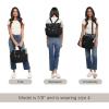 imageBaggallini 3in1 Convertible Backpack Handbag 15x12 Lightweight Travel Bag Crossbody Zippered Tote WRFID Phone WristletPink Blossom