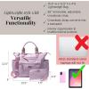 imageBaggallini 3in1 Convertible Backpack Handbag 15x12 Lightweight Travel Bag Crossbody Zippered Tote WRFID Phone WristletPink Blossom