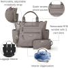imageBaggallini 3in1 Convertible Backpack Handbag 15x12 Lightweight Travel Bag Crossbody Zippered Tote WRFID Phone WristletSterling Shimmer