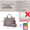 imageBaggallini 3in1 Convertible Backpack Handbag 15x12 Lightweight Travel Bag Crossbody Zippered Tote WRFID Phone WristletSterling Shimmer