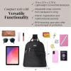 imageBaggallini Essential Mini Backpack Purse for Women  Builtin RFID Card Holder  Convertible Sling Bag with Adjustable Shoulder StrapBlack