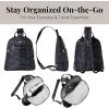 imageBaggallini Essential Mini Backpack Purse for Women  Builtin RFID Card Holder  Convertible Sling Bag with Adjustable Shoulder StrapMidnight Garden