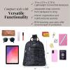 imageBaggallini Essential Mini Backpack Purse for Women  Builtin RFID Card Holder  Convertible Sling Bag with Adjustable Shoulder StrapMidnight Garden