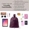 imageBaggallini Essential Mini Backpack Purse for Women  Builtin RFID Card Holder  Convertible Sling Bag with Adjustable Shoulder StrapMulberry