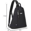 imageBaggallini Metro Backpack with RFID Phone Wristlet  9x11 Convertible Sling Bag for Women with Adjustable Shoulder StrapsBlack Cheetah
