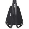 imageBaggallini Metro Backpack with RFID Phone Wristlet  9x11 Convertible Sling Bag for Women with Adjustable Shoulder StrapsBlack Cheetah