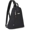 imageBaggallini Metro Backpack with RFID Phone Wristlet  9x11 Convertible Sling Bag for Women with Adjustable Shoulder StrapsBlack Cheetah