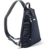 imageBaggallini Metro Backpack with RFID Phone Wristlet  9x11 Convertible Sling Bag for Women with Adjustable Shoulder StrapsFrench Navy