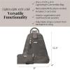 imageBaggallini Metro Backpack with RFID Phone Wristlet  9x11 Convertible Sling Bag for Women with Adjustable Shoulder StrapsGray
