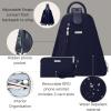 imageBaggallini Metro Backpack with RFID Phone Wristlet  9x11 Convertible Sling Bag for Women with Adjustable Shoulder StrapsNavy
