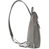 imageBaggallini Metro Backpack with RFID Phone Wristlet  9x11 Convertible Sling Bag for Women with Adjustable Shoulder StrapsPewter Zebra