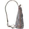 imageBaggallini Metro Backpack with RFID Phone Wristlet  9x11 Convertible Sling Bag for Women with Adjustable Shoulder StrapsTan Python