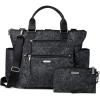 imageBaggallini 3in1 Convertible Backpack Handbag 15x12 Lightweight Travel Bag Crossbody Zippered Tote WRFID Phone WristletMidnight Blossom