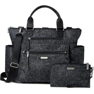 imageBaggallini 3in1 Convertible Backpack Handbag 15x12 Lightweight Travel Bag Crossbody Zippered Tote WRFID Phone WristletMidnight Blossom