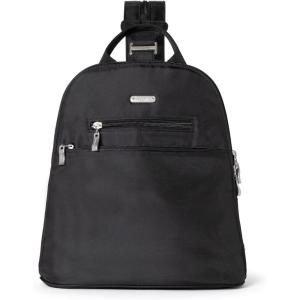 imageBaggallini Essential Mini Backpack Purse for Women  Builtin RFID Card Holder  Convertible Sling Bag with Adjustable Shoulder StrapBlack