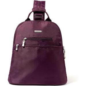 imageBaggallini Essential Mini Backpack Purse for Women  Builtin RFID Card Holder  Convertible Sling Bag with Adjustable Shoulder StrapMulberry
