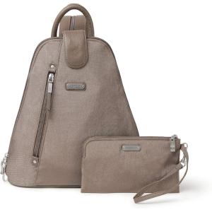 imageBaggallini Metro Backpack with RFID Phone Wristlet  9x11 Convertible Sling Bag for Women with Adjustable Shoulder StrapsPortobello Shimmer