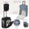 imageBaggallini Expandable Underseat CarryOn  Lightweight Travel Luggage Carry On Weekender with WheelsMist