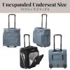 imageBaggallini Expandable Underseat CarryOn  Lightweight Travel Luggage Carry On Weekender with WheelsMist