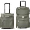 imageBaggallini Expandable Underseat CarryOn  Lightweight Travel Luggage Carry On Weekender with WheelsThyme