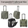 imageBaggallini Expandable Underseat CarryOn  Lightweight Travel Luggage Carry On Weekender with WheelsThyme