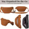 imageBaggallini Style Swift Belt Bag Sling Bag  Lightweight 12quotx7quot Crossbody Bag Fanny Pack Belt wRFID and Adjustable StrapBlite Caramel