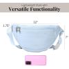imageBaggallini Style Swift Belt Bag Sling Bag  Lightweight 12quotx7quot Crossbody Bag Fanny Pack Belt wRFID and Adjustable StrapBlite Ice Blue