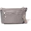 imageBaggallini Womens Pocket Belt Bag Waist Pack and CrossbodySteel Grey Twill