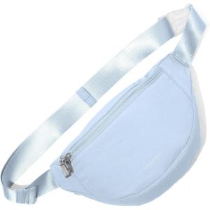 imageBaggallini Style Swift Belt Bag Sling Bag  Lightweight 12quotx7quot Crossbody Bag Fanny Pack Belt wRFID and Adjustable StrapBlite Ice Blue