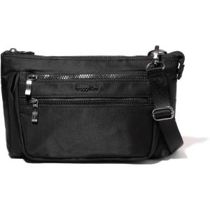 imageBaggallini Womens Pocket Belt Bag Waist Pack and CrossbodyBlack Twill