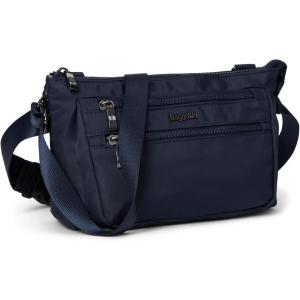 imageBaggallini Womens Pocket Belt Bag Waist Pack and CrossbodyFrench Navy Twill