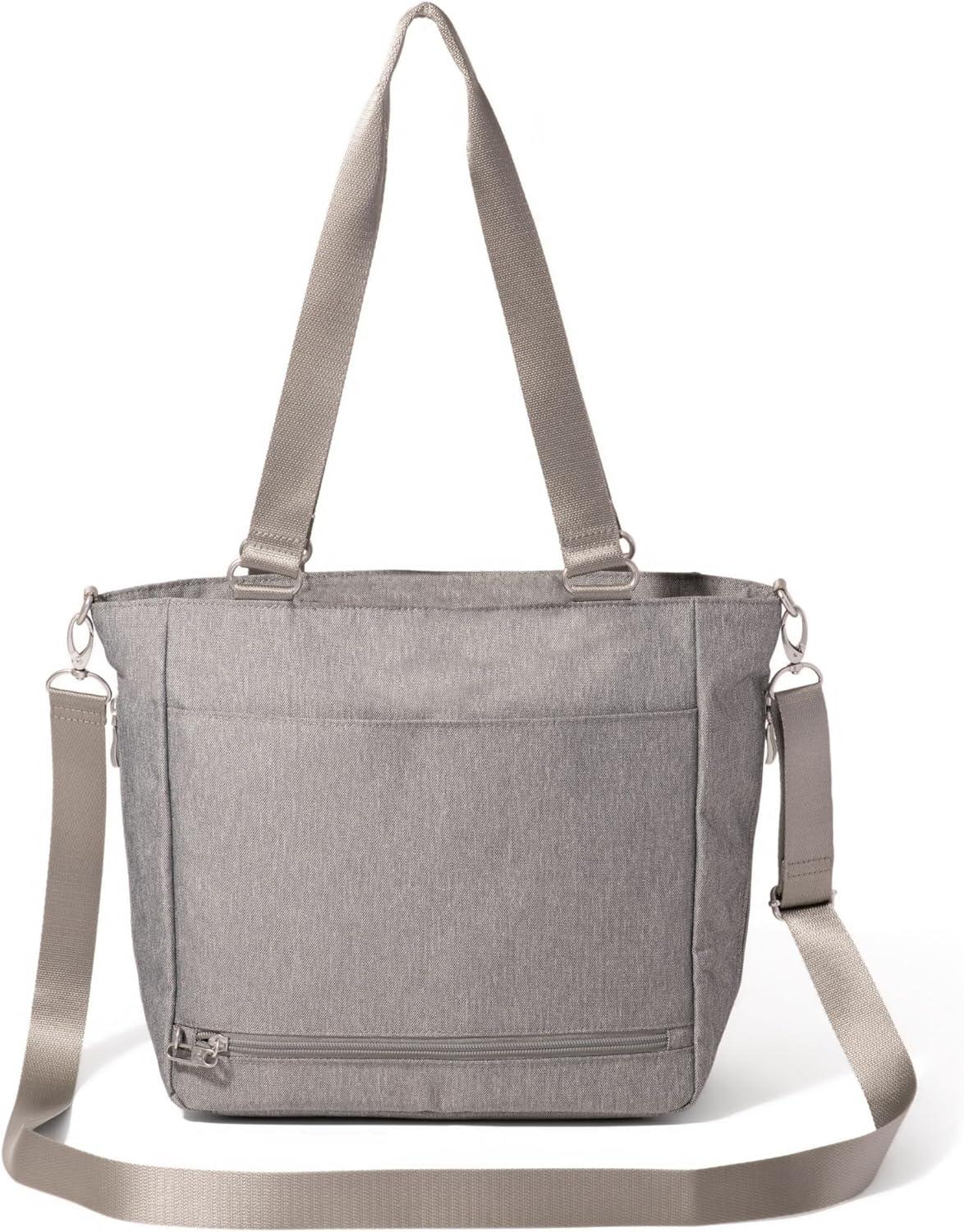 imageBaggallini Modern Everyday Shopper Tote153quot x116 Tote WomenLightweight Work Travel Carry on BagStone Heritage