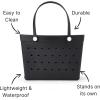 imageBaggallini Breeze Tote9quotx18quot Lightweight Washable Shoulder Eva Durable Beach BagEva Black