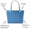 imageBaggallini Breeze Tote9quotx18quot Lightweight Washable Shoulder Eva Durable Beach BagEva Cornflower