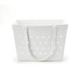 imageBaggallini Breeze Tote9quotx18quot Lightweight Washable Shoulder Eva Durable Beach BagEva White