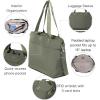 imageBaggallini Carryall Laptop ToteMedium 12x19 Inch Travel Crossbody Shoulder BagThyme