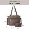 imageBaggallini Modern Everyday Shopper Tote153quot x116 Tote WomenLightweight Work Travel Carry on BagDark Umber Heritage