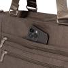 imageBaggallini Modern Everyday Shopper Tote153quot x116 Tote WomenLightweight Work Travel Carry on BagDark Umber Heritage