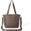 imageBaggallini Modern Everyday Shopper Tote153quot x116 Tote WomenLightweight Work Travel Carry on BagDark Umber Heritage