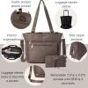 imageBaggallini Modern Everyday Shopper Tote153quot x116 Tote WomenLightweight Work Travel Carry on BagDark Umber Heritage
