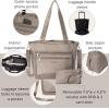 imageBaggallini Modern Everyday Shopper Tote153quot x116 Tote WomenLightweight Work Travel Carry on BagSterling Shimmer