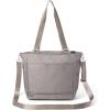 imageBaggallini Modern Everyday Shopper Tote153quot x116 Tote WomenLightweight Work Travel Carry on BagStone Heritage