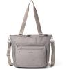 imageBaggallini Modern Everyday Shopper Tote153quot x116 Tote WomenLightweight Work Travel Carry on BagStone Heritage