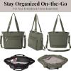 imageBaggallini Modern Everyday Shopper Tote153quot x116 Tote WomenLightweight Work Travel Carry on BagThyme