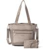 imageBaggallini Modern Everyday Shopper Tote153quot x116 Tote WomenLightweight Work Travel Carry on BagSterling Shimmer